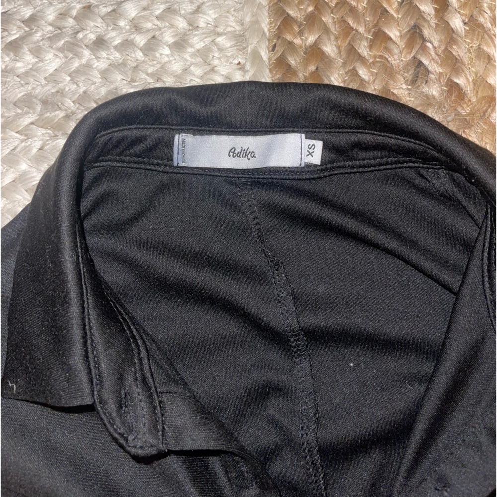 Adika Romper Black Ruched Front Long Sleeve - Picture 3 of 3